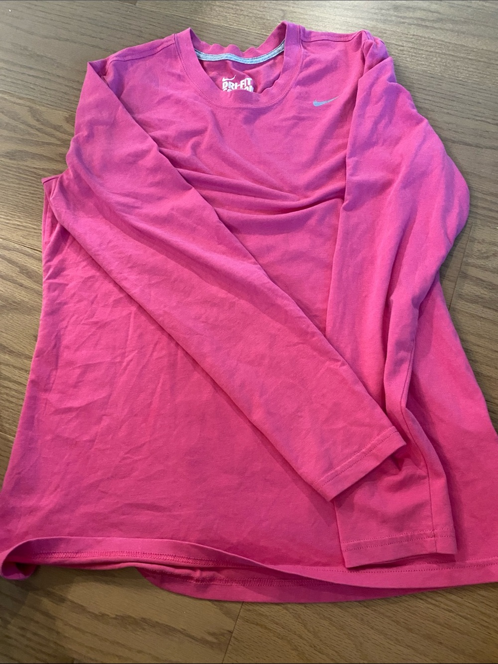 Nike Women's Long Sleeve Crew Top - Bright Pink
